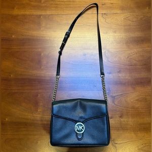 Michael Kors Black Leather Crossbody